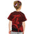 Custom Hawaii T Shirt Shark and Turtle Mix Kakau Red LT9 - Polynesian Pride