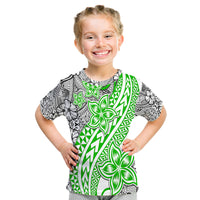 Traditional Polynesian Tribal Tattoo Retro T Shirt Green LT9 - Polynesian Pride