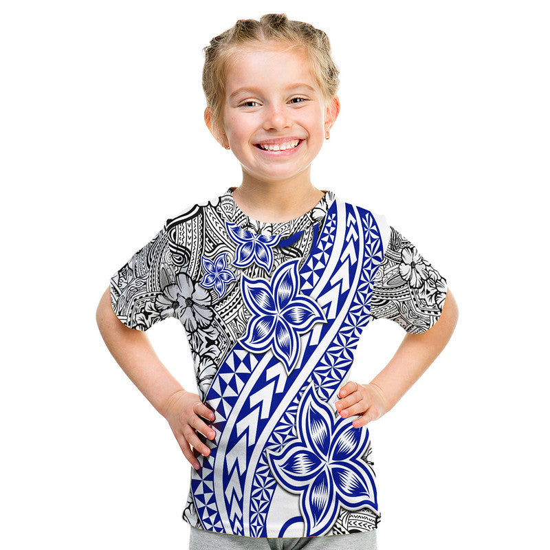 Traditional Polynesian Tribal Tattoo Retro T Shirt Blue LT9 - Polynesian Pride