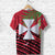Wallis and Futuna Rugby T Shirt Coconut Leaves - Polynesian Pride