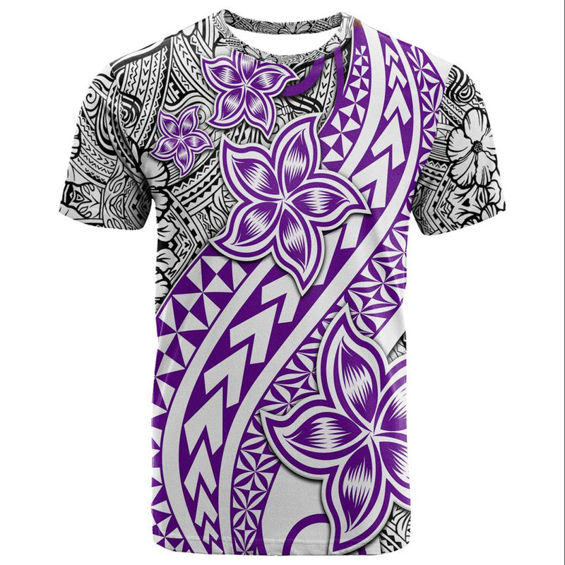 Traditional Polynesian Tribal Tattoo Retro T Shirt Purple LT9 Purple - Polynesian Pride