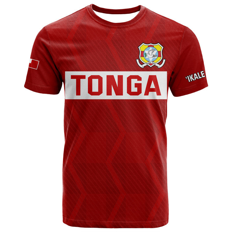 Tonga Rugby Sevens T Shirt Sporty Style LT9 Red - Polynesian Pride