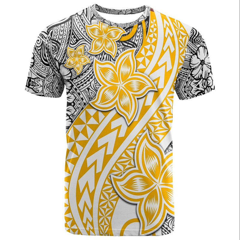 Traditional Polynesian Tribal Tattoo Retro T Shirt Yellow LT9 Yellow - Polynesian Pride