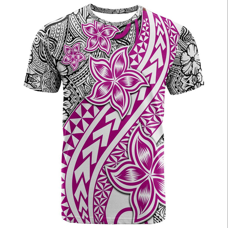 Traditional Polynesian Tribal Tattoo Retro T Shirt Pink LT9 Pink - Polynesian Pride