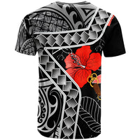 Wallis and Futuna T Shirt Hibiscus Ft Polynesian Pattern - Polynesian Pride