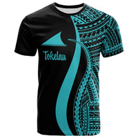 Tokelau T Shirt Turquoise Polynesian Tentacle Tribal Pattern Unisex Turquoise - Polynesian Pride