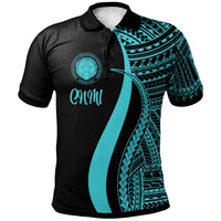 Northern Mariana Islands Polo Shirt Turquoise Polynesian Tentacle Tribal Pattern Unisex Turquoise - Polynesian Pride