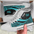 Niue High Top Shoes Turquoise - Polynesian Tentacle Tribal Pattern - Polynesian Pride