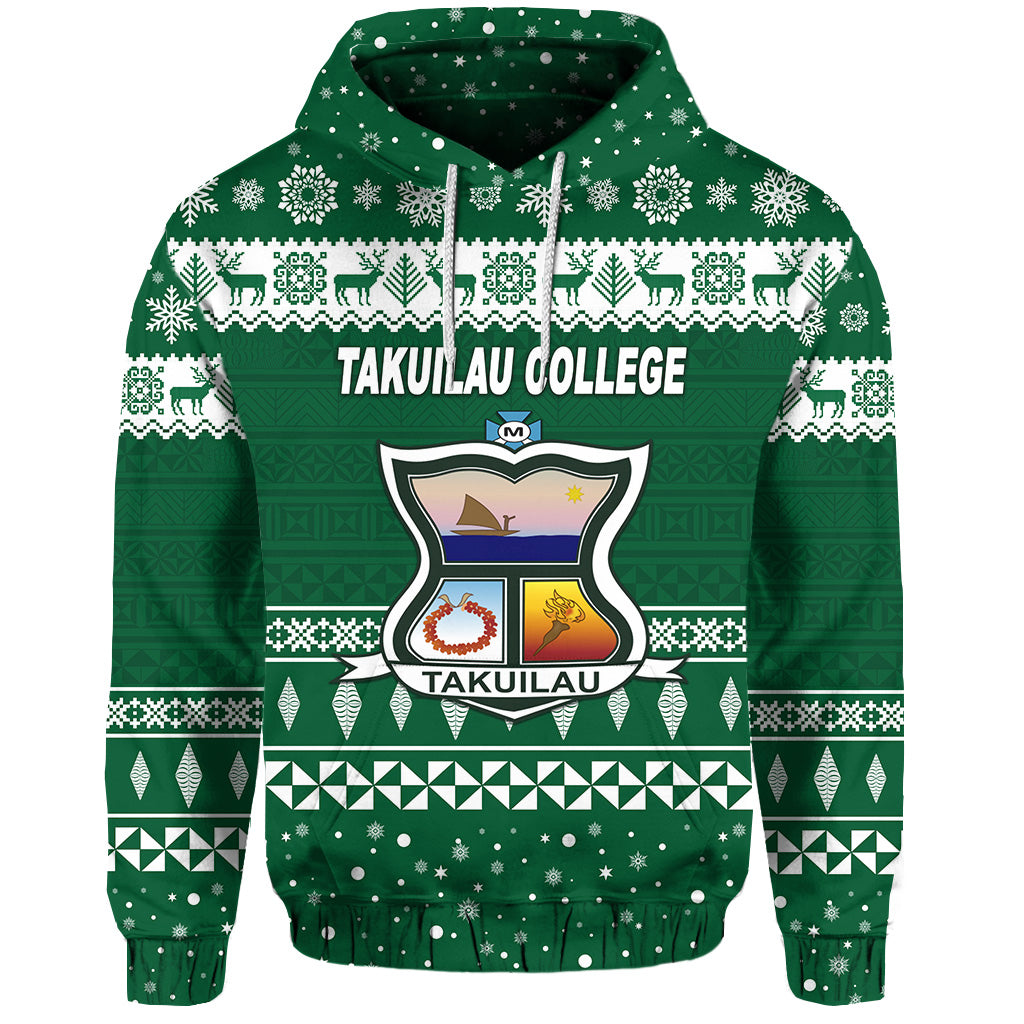 Takuilau College Christmas Hoodie Simple Style LT8 - Polynesian Pride