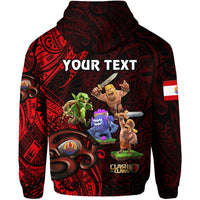 Custom Tahiti Eimeo Teahamai PC Hoodie Team Varua Ino Black LT8 - Polynesian Pride