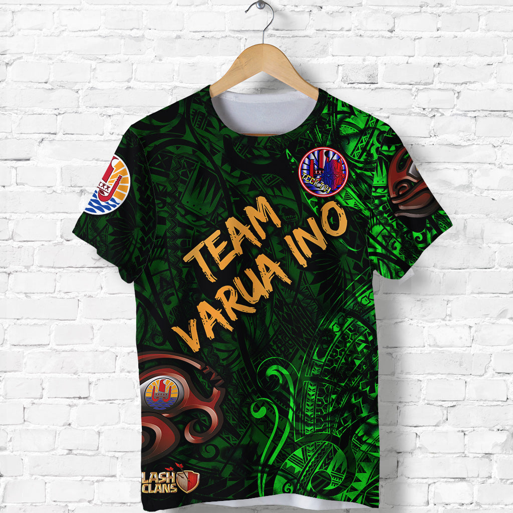 Custom Tahiti Eimeo Teahamai PC T Shirt Team Varua Ino Original 009 LT8 Unisex Green - Polynesian Pride