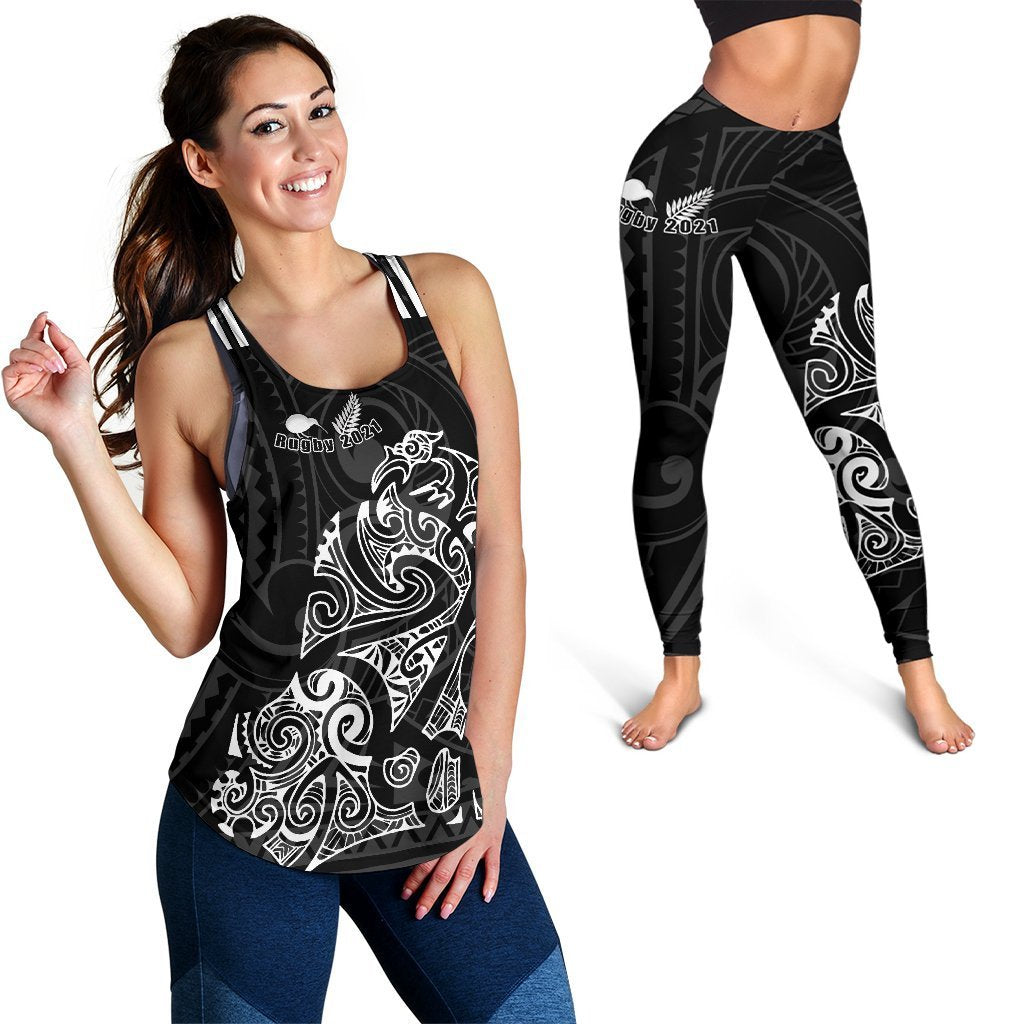 Combo Racerback Tank and Legging Aotearoa Super Rugby Maori Kiwi - Polynesian Pride