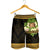 Tokelau Men's Shorts - Polynesian Gold Patterns Collection - Polynesian Pride