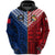 Tokouso Zip up Hoodie Tonga Samoa Together Red - Polynesian Pride