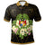 Tonga Polo Shirt Polynesian Gold Patterns Collection Unisex Black - Polynesian Pride