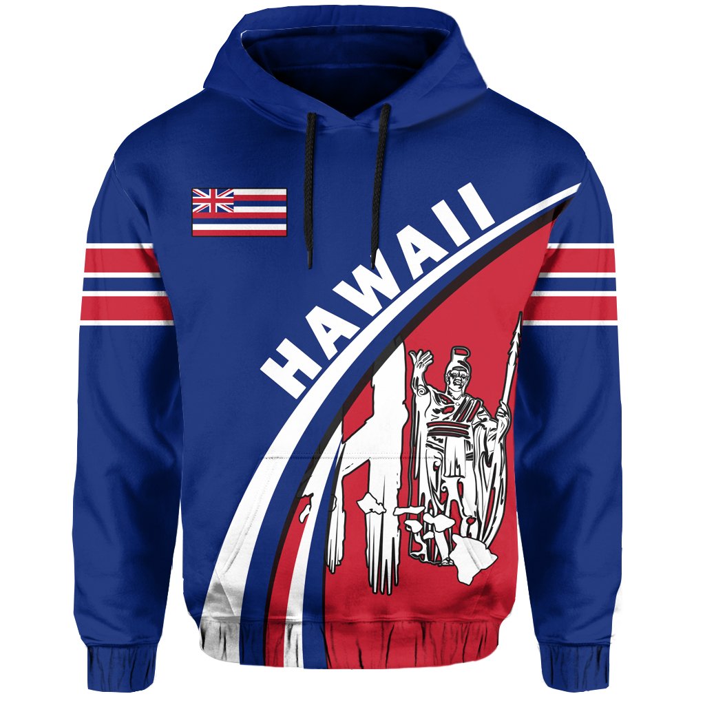 Hawaii National Flag Hoodie up Style - Polynesian Pride