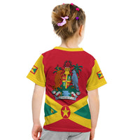 Grenada T shirt KID Keep Calm and Love Grenada LT13 - Polynesian Pride