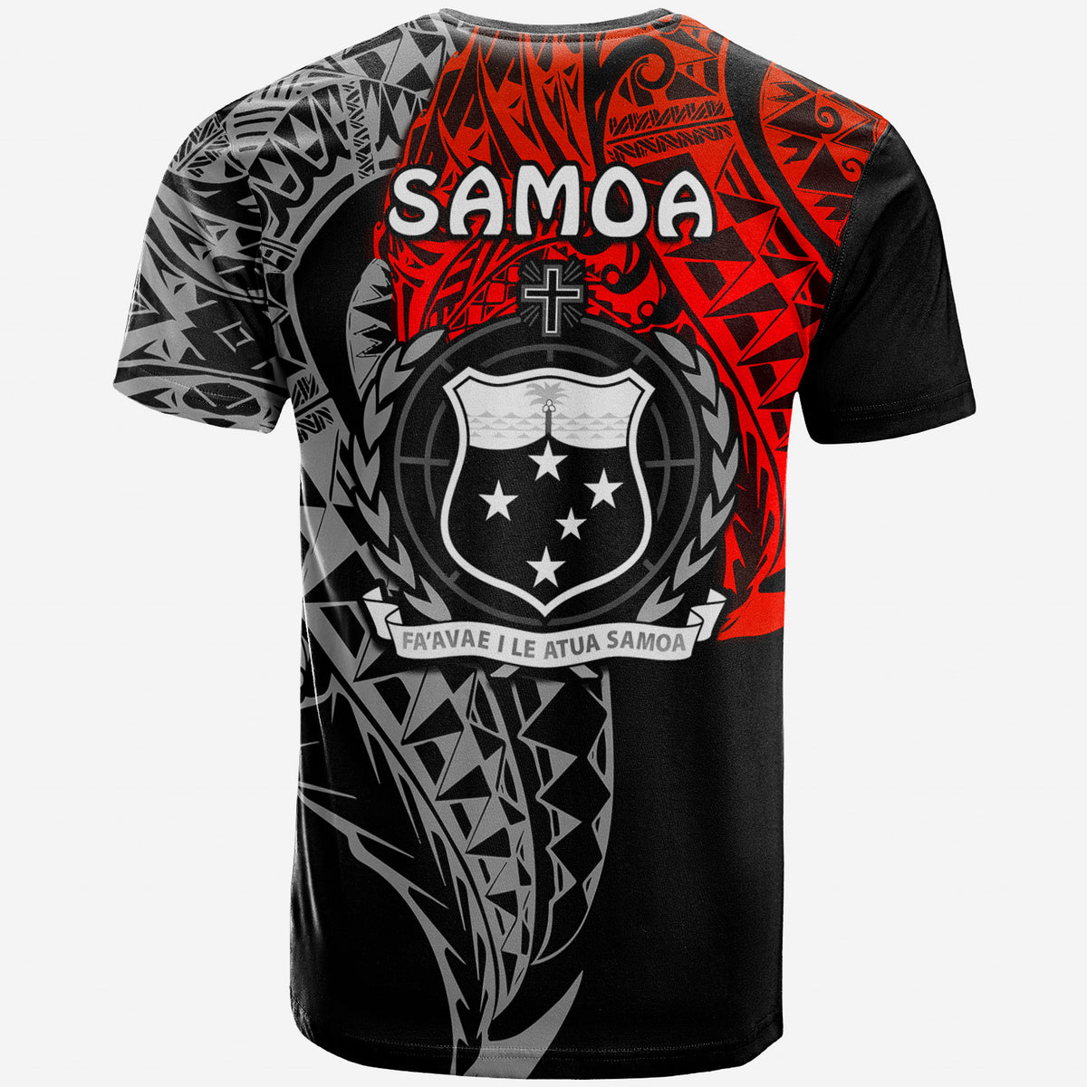 Siva Samoa T Shirt Samoan Dance Mix Red Polynesian LT13 - Polynesian Pride