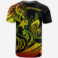 New Caledonia T Shirt Emblem Nautilus Shell Version Reggae LT13 - Polynesian Pride