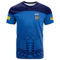 (JACKSON) Niue T Shirt Rock of Polynesia LT13 Blue - Polynesian Pride