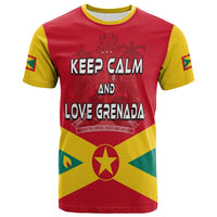 Grenada T Shirt Keep Calm and Love Grenada LT13 Art - Polynesian Pride