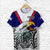 Custom American Samoa T Shirt Bald Eagle Mix Polynesian LT13 - Polynesian Pride