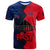 Custom Fast Samoa T Shirt Half Style LT6 Unisex Red - Polynesian Pride