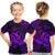 (Custom Personalised) Aquarius Zodiac Polynesian T Shirt Kid Unique Style - Purple LT8 - Polynesian Pride