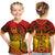 Marquesas Islands T Shirt Kid Marquesan Tattoo Original Style - Gradient Red LT8 - Polynesian Pride