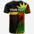 Custom Nauru T Shirt Flag In Heart No.3 LT6 - Polynesian Pride
