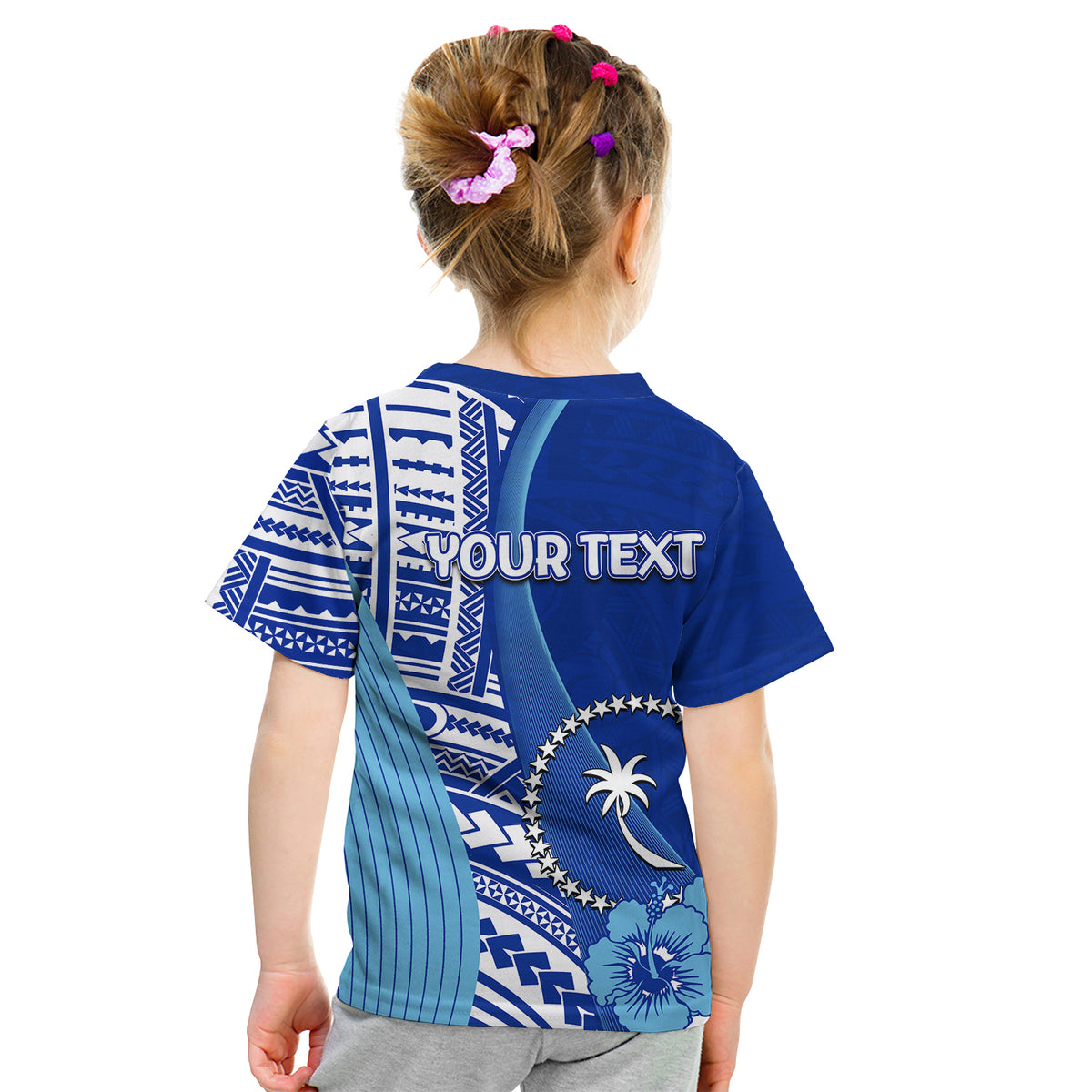 (Custom Personalised) Chuuk Of Micronesia T Shirt KID Vibe Style LT6 - Polynesian Pride