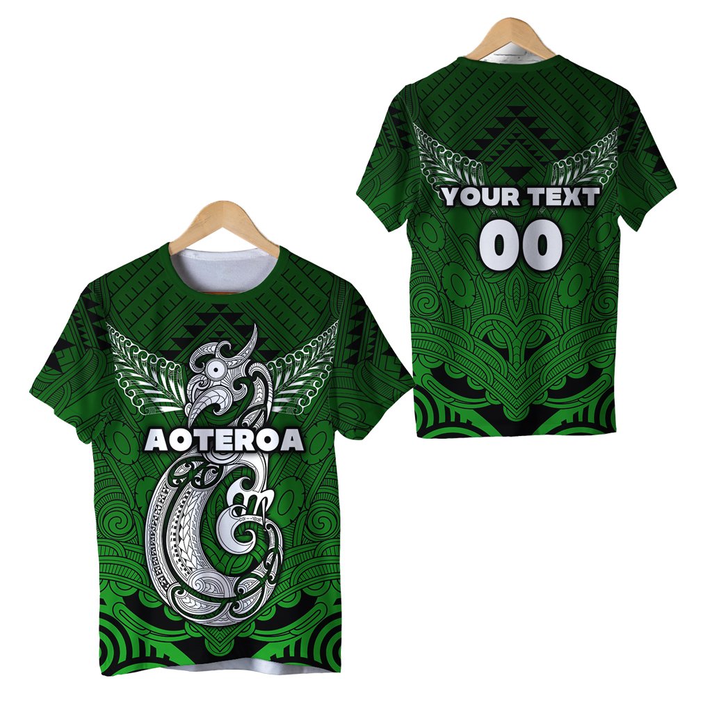 Custom Maori Aotearoa Manania T Shirt Simple Sport Style Green LT16 Unisex Green - Polynesian Pride