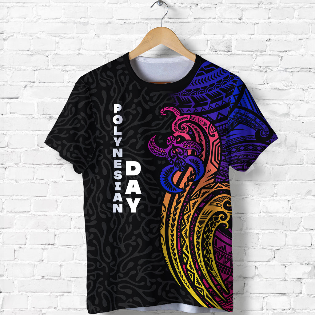 Custom Polynesian Day T Shirt Modern Style LT16 - Polynesian Pride