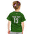 (Custom Personalised) Maori 2021 T Shirt Kid - Green Aotearoa Tattoo - Custom Text And Number LT13 - Polynesian Pride