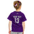 (Custom Personalised) Maori 2021 T Shirt Kid - Purple Aotearoa Tattoo - Custom Text And Number LT13 - Polynesian Pride