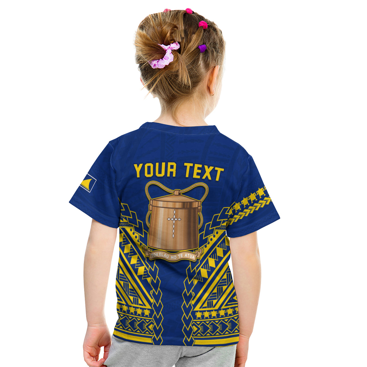 (Custom Personalised) Tokelau Polynesian T Shirt Kid LT13 - Polynesian Pride