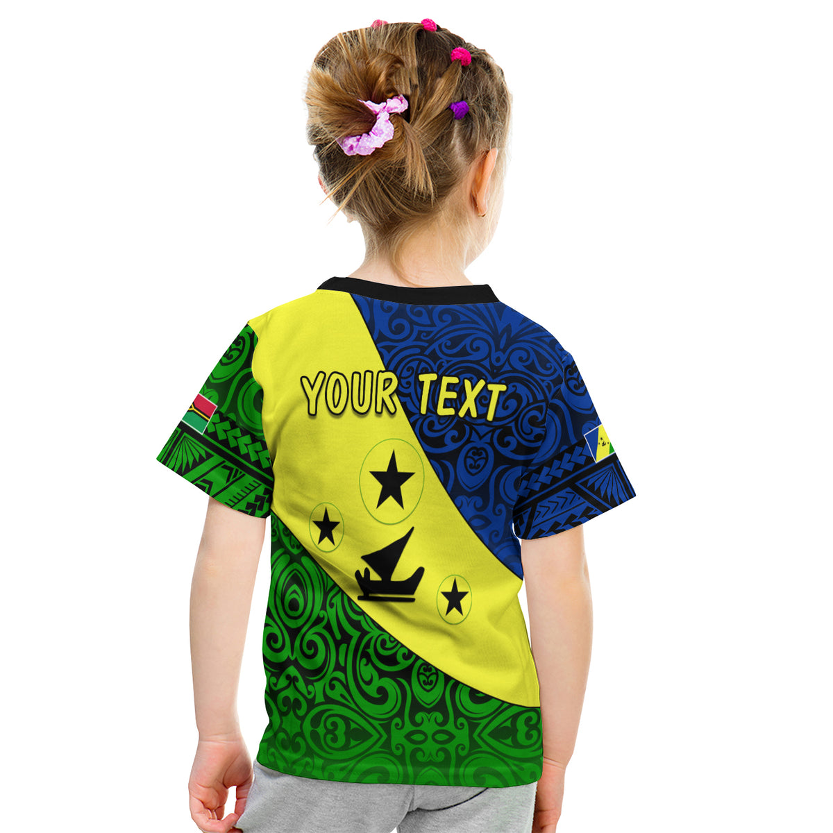 (Custom Personalised) Malampa Province T Shirt Kid Vanuatu Pattern LT13 - Polynesian Pride