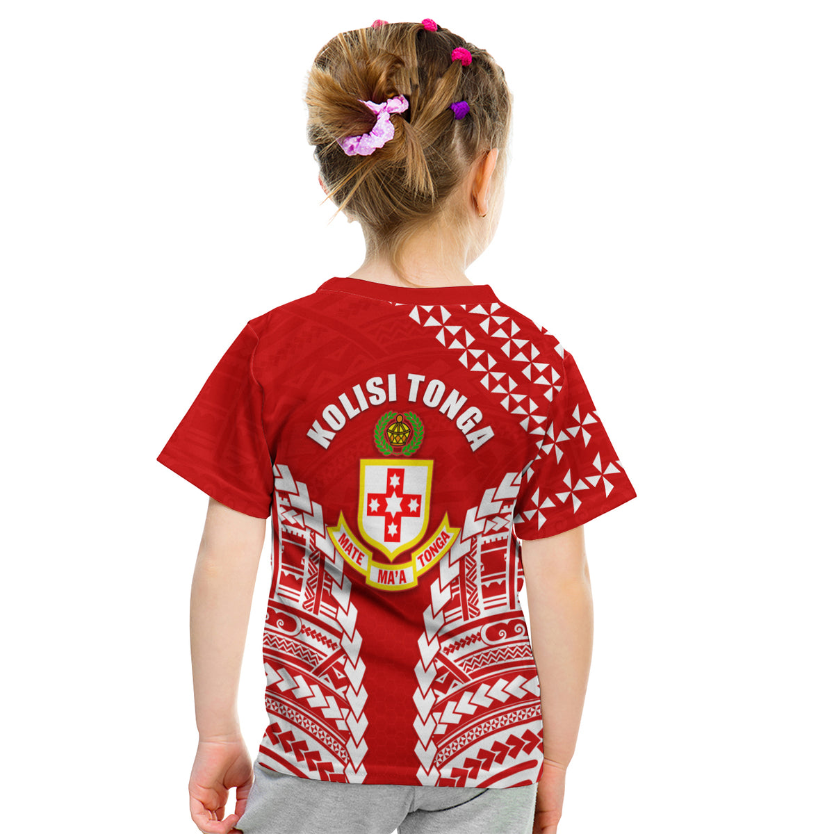 Kolisi Tonga T Shirt Kid LT13 - Polynesian Pride
