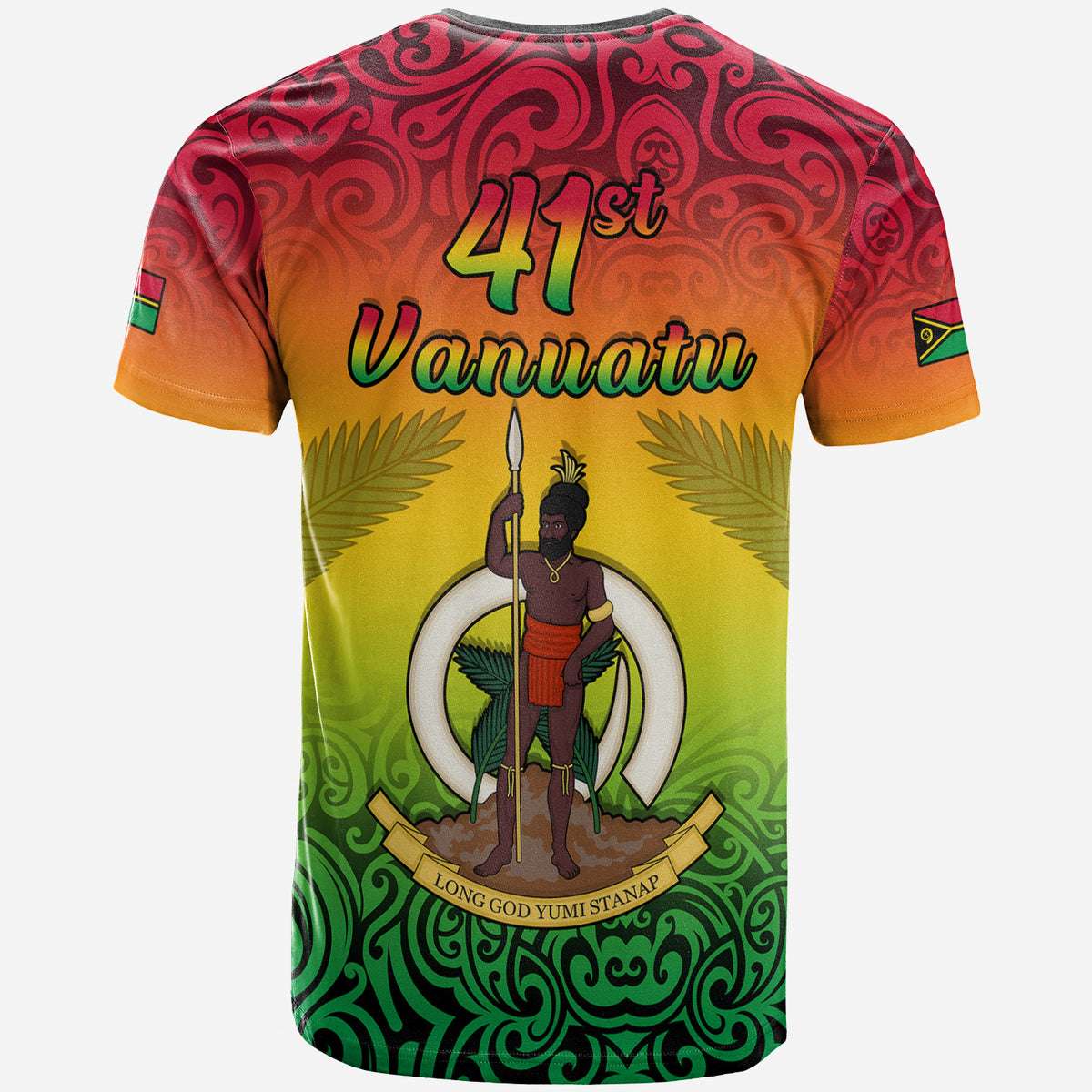 Vanuatu Peaceful T Shirt Independence Anniversary LT13 - Polynesian Pride