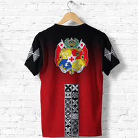 Tonga Distinctive T Shirt Tongan Tapa Pattern LT13 - Polynesian Pride