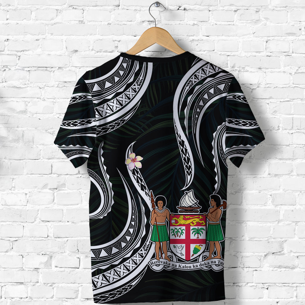 Fiji Coat of Arms T Shirt Polynesian mix Coconut Pattern LT13 - Polynesian Pride