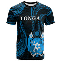 Tonga Pattern T Shirt Always Proud Version Blue LT13 Unisex Blue - Polynesian Pride