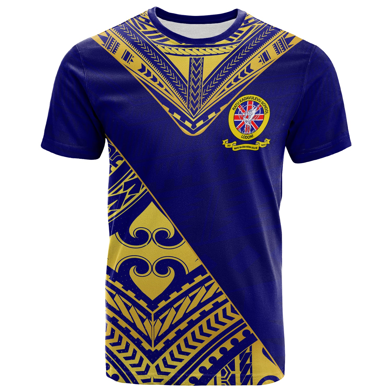 A.K.A (LODONIAN) Ratu Kadavulevu School T Shirt RKS LT13 Unisex Blue - Polynesian Pride