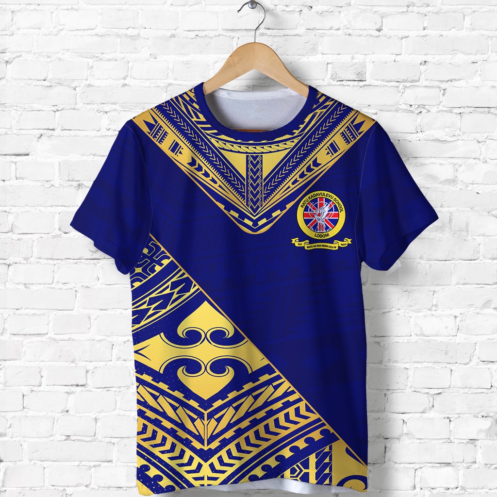 Ratu Kadavulevu T Shirt Version 03 School Unisex Blue - Polynesian Pride