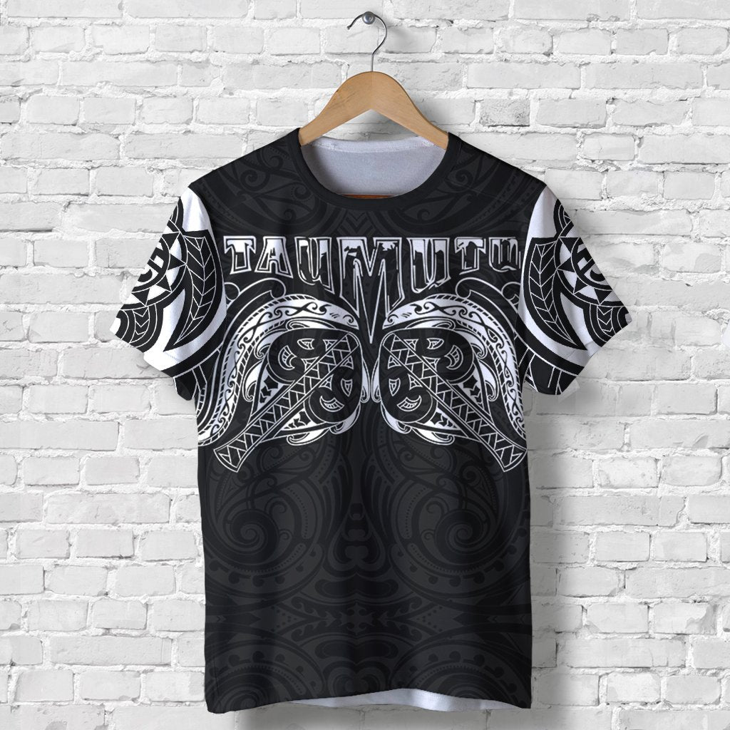 New Zealand T Shirt, Maori Taumutu Tattoo Unisex Black - Polynesian Pride