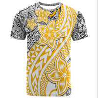 Traditional Polynesian Tribal Tattoo Retro Couple T Shirt Yellow LT9 - Polynesian Pride