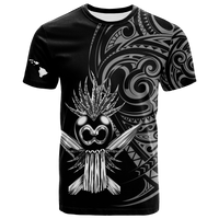 Hawaii Ikaika Warrior T Shirt LT2 BLACK - Polynesian Pride
