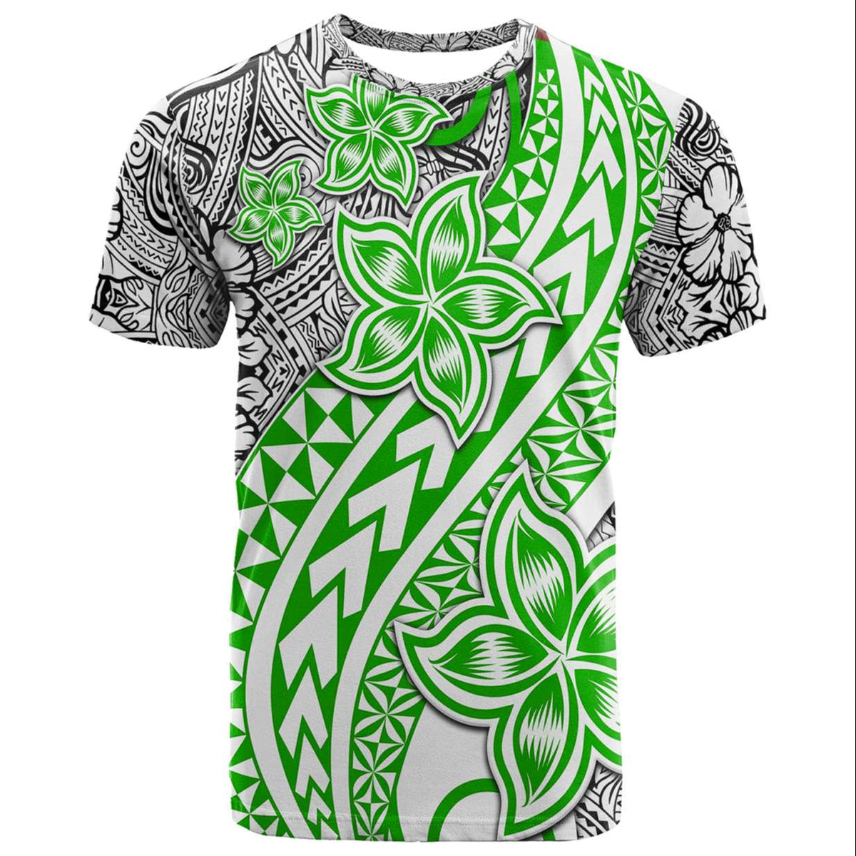 Traditional Polynesian Tribal Tattoo Retro Couple T Shirt Green LT9 - Polynesian Pride