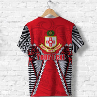 Custom Kolisi Tonga T Shirt Mate Maa Tonga Polynesian Style Version 2 - Polynesian Pride