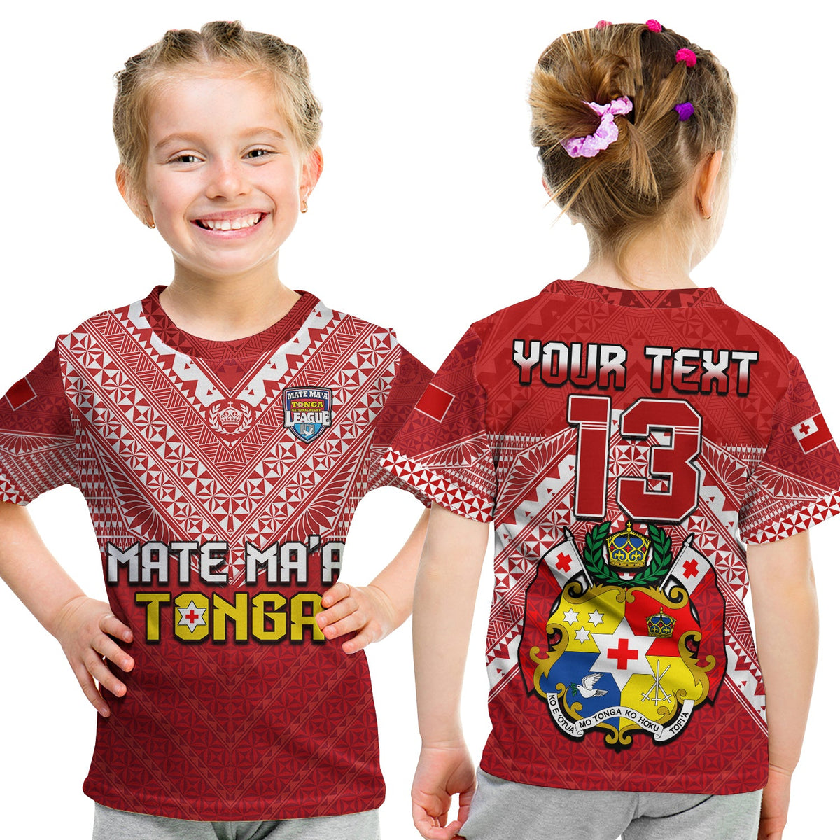 (Custom Text and Number) Tonga Rugby MMT T Shirt Ngatu Mate Maa Tonga Special LT13 - Polynesian Pride